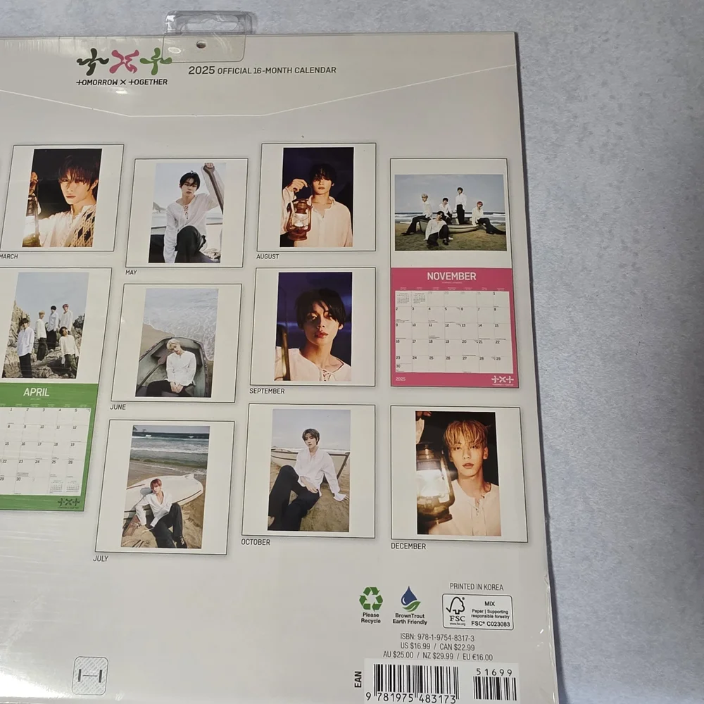 Tomorrow X Together 2025 Calendar